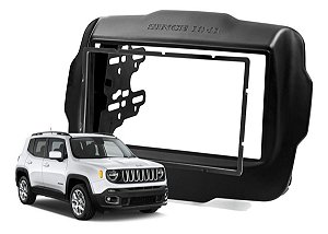 Moldura Painel Dvd 2 Din Multimidia Jeep Renegade Sport