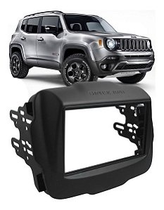 Moldura Painel Dvd 2 Din Multimidia Jeep Renegade Pcd 2019