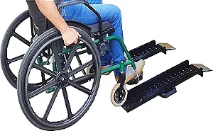 Rampa Degrau Cadeira De Rodas 2 Pç Mod: Rda 1000/165