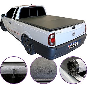 Capota Maritima Flash Cover Saveiro Lisa 1998 a 2009 + Par de Suporte