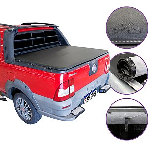 Capota Maritima Flash Cover Strada Dupla Com Estepe 2010 a 2013 + Par de Suporte