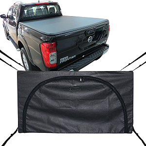 Bolsa Flash Cover Ecobag Caçamba Frontier Até 2026 Nylon Preto 378L