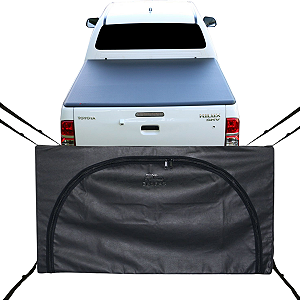 Bolsa Flash Cover Ecobag Caçamba Hilux Até 2015 Nylon Preto 378L