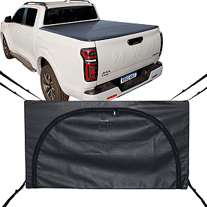 Bolsa Flash Cover Ecobag Caçamba Poer P30 Nylon Preto Com Ziper 378L