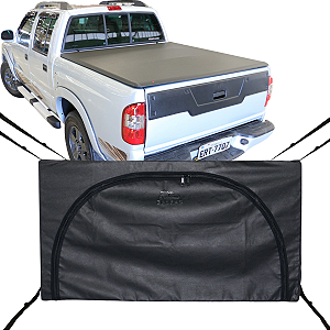 Bolsa Flash Cover Ecobag Caçamba S10 Pitbull Nylon Preto Com Ziper 378L