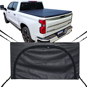 Bolsa Flash Cover Ecobag Caçamba Silverado Nylon Preto Com Ziper 378L