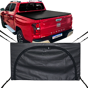 Bolsa Flash Cover Ecobag Caçamba Nova Titano Nylon Preto Com Ziper 378L