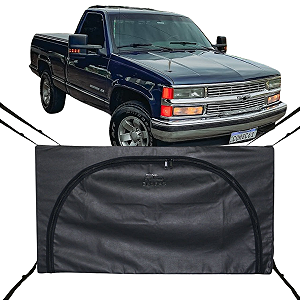 Bolsa Flash Cover Ecobag Caçamba Silverado Nylon Preto Com Ziper 378L