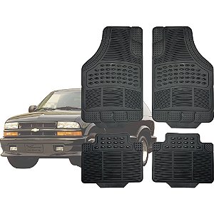 Jogo de Tapete Automotivo Carpete Borracha Completo Chevrolet Blazer