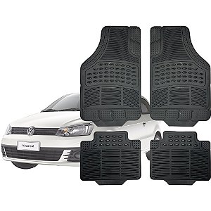 Jogo de Tapete Automotivo Carpete Borracha Completo Gol G3 G4 G5 G6 G7