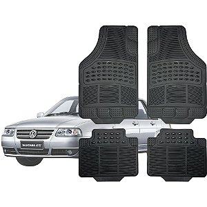 Jogo de Tapete Automotivo Carpete Borracha Completo Volkswagem Santana