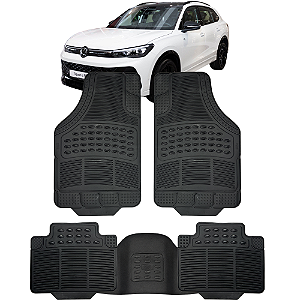 Jogo Tapete Automotivo 5 Peça Borracha PVC Com Tunel Volkswagen Tiguan