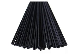 10 Varetas Fibra De Algodão 25cm Para Difusor Aromatizador ( Preta)