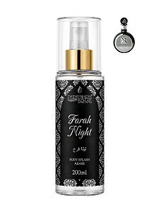 FARAH NIGHT - Body Splash Árabe Masculino 200ml