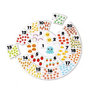 Quebra-Cabeça Conte até 20