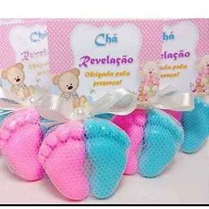 Lembranças chá revelação sabonete