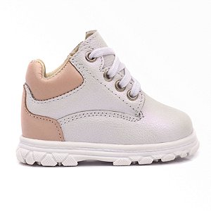 Tênis Infantil Feminino em Couro Cor Furta Cor - Modelo 2107 | Bili Bilu