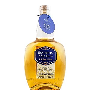 Cachaça Ouro Premium 18 Meses Engenho São Luiz 600ml