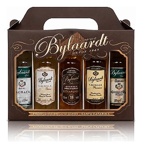Kit Maleta Cachaça Bylaardt 50ml