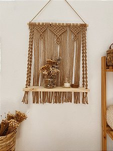 Prateleira Macramê