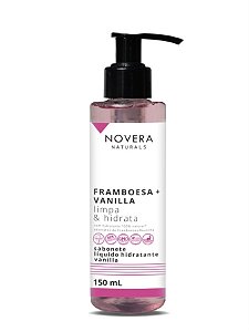 Sabonete Líquido Hidratante Novera Naturals Framboesa + Vanilla 150mL
