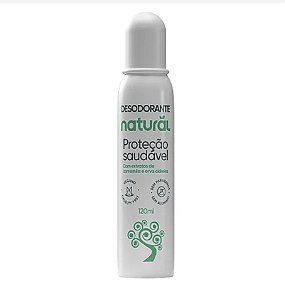 Desodorante Natural com Extratos de Camomila e Erva Cidreira - 120mL