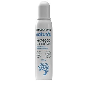 Desodorante Natural com Extratos de Pepino e Chá Verde - 120mL
