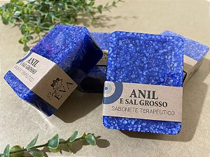 Sabonete Artesanal Anil e Sal Grosso
