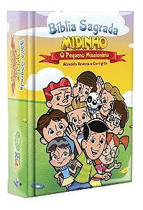 Bíblia Midinho - O Pequeno Missionário, Capa Dura Ilustrada Tamanho Pequeno, Almeida RC