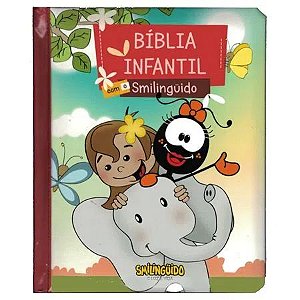 Bíblia Infantil com o Smilinguido, Capa Dura Almofada Ilustrada Tamanho Pequeno