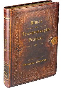 Bíblia de Transformação Pessoal, Capa Luxo Baixo Relevo Tamanho Médio, NTLH