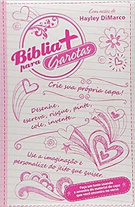 Bíblia Mais para Garotas, Capa Flexível Personalizável Tamanho Grande , NTLH