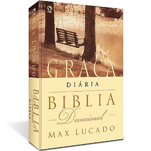 Bíblia Devocional Graça Diária Max Lucado, Capa Brochura Tamanho Grande, Almeida RC