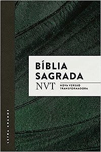 Bíblia Sagrada Nova Versão Transformadora, Capa Brochura Verde Tamanho Médio, NVT