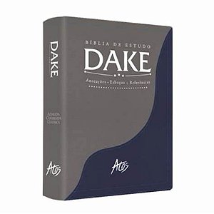 Bíblia de Estudo Dake, capa couro sintético, Almeida RC