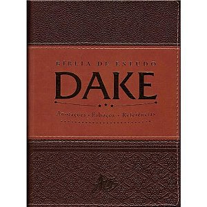 Bíblia de Estudo Dake, capa couro sintético, Almeida RC