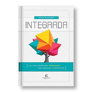 Bíblia de Estudo Integrada, Capa Dura Branca Ilustrada Tamanho Grande, NVI