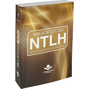 Bíblia de Estudo NTLH, Capa Brochura Marrom Tamanho Médio, NTLH060E