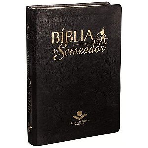 Bíblia do Semeador, Capa Couro Sintético Preto Tamanho Médio, NTLH