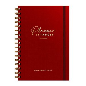 Planner Estações Vermelho - Viviane Martinello