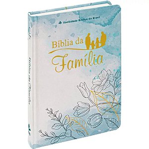 Bíblia da Família SBB, Capa Dura Impressa Flores Tamanho Médio, Almeida RA - RA063BF