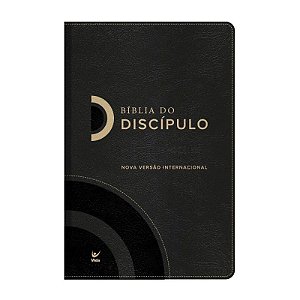 Bíblia do Discípulo, Capa Luxo Preta Tamanho Grande, NVI