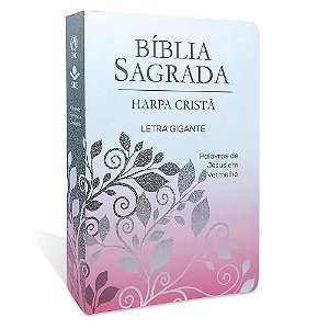 Bíblia Sagrada Letra Gigante, Capa Dura Ramo Prata Grande, Almeida RC