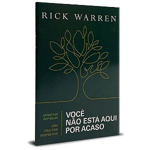 Você não está aqui por acaso (livreto) Kit c/5 unid - Rick Warren