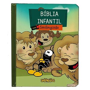 Bíblia Infantil com o Smilinguido, Capa Dura Almofada Ilustrada Tamanho Médio