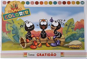 Livro para Colorir Smilingüido (Vamos Colorir) - Gratidão - 35