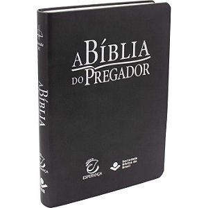 A Bíblia do Pregador SBB, Tamanho Grande, Capa Luxo Cinza, Letra Normal, Almeida ARC085BPRLV