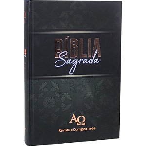 Bíblia Sagrada SBB ARC 1969 Tamanho Médio , Capa Dura Preta,  Almeida RC 1969 - D063LGLV