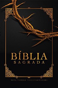 Bíblia Sagrada, Tamanho Médio Capa Dura Coroa de Espinhos  (Sem Índice) - NVT