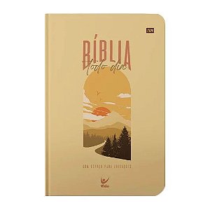 Bíblia Todo Dia,  A Mensagem, Tamanho Médio, Capa Dura Paisagem - Ed Vida